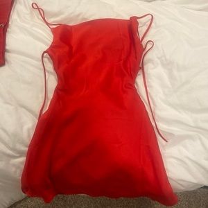 Selling Princess Polly red mini dress, size 0